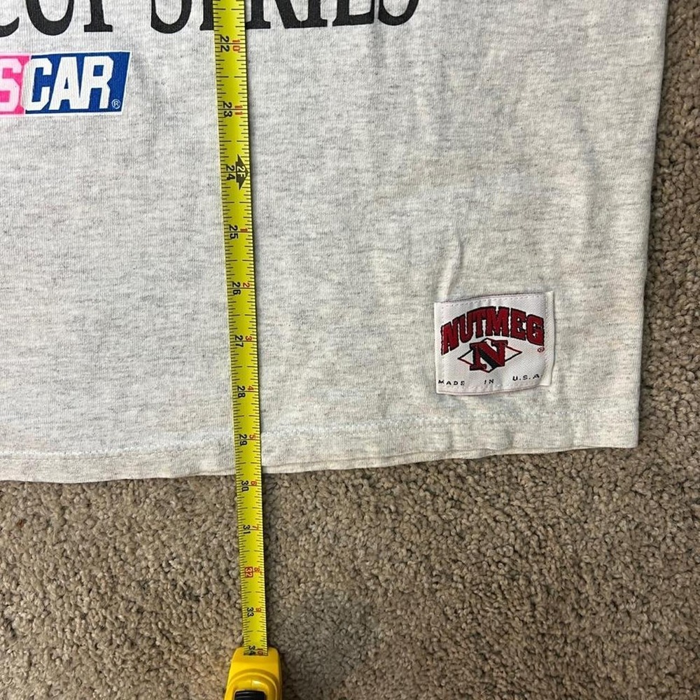 1994 Winston Cup Series Rusty Wallace NutMeg Nascar Grey Tee Shirt M - Picture 8 of 8